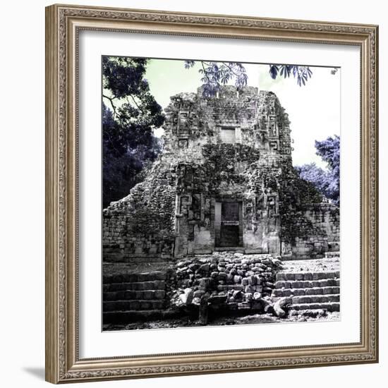 ¡Viva Mexico! Square Collection - Mayan Ruins of Campeche IV-Philippe Hugonnard-Framed Photographic Print