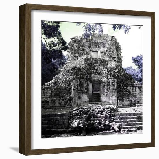 ¡Viva Mexico! Square Collection - Mayan Ruins of Campeche IV-Philippe Hugonnard-Framed Photographic Print