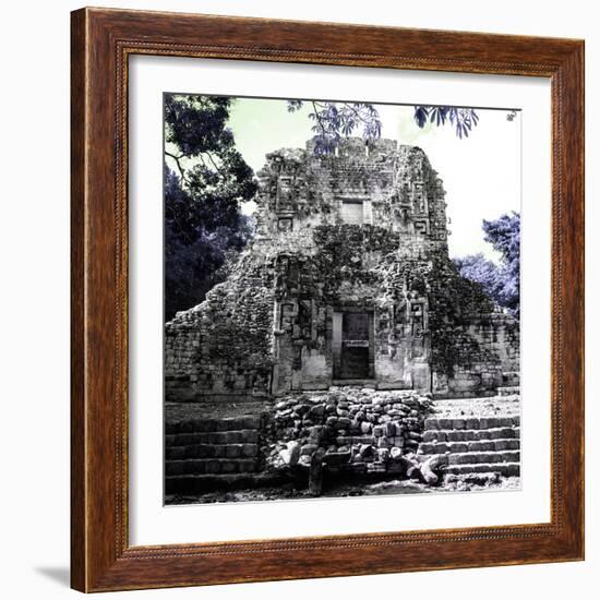 ¡Viva Mexico! Square Collection - Mayan Ruins of Campeche IV-Philippe Hugonnard-Framed Photographic Print