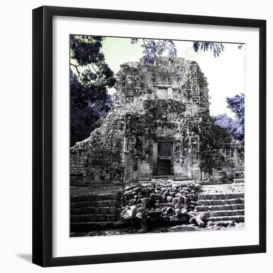 ¡Viva Mexico! Square Collection - Mayan Ruins of Campeche IV-Philippe Hugonnard-Framed Photographic Print