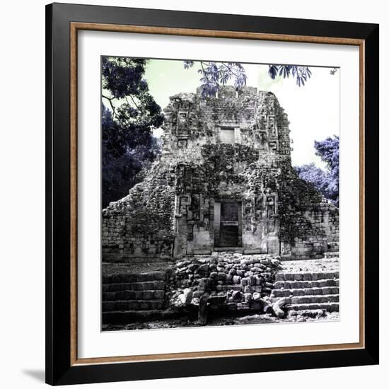 ¡Viva Mexico! Square Collection - Mayan Ruins of Campeche IV-Philippe Hugonnard-Framed Photographic Print