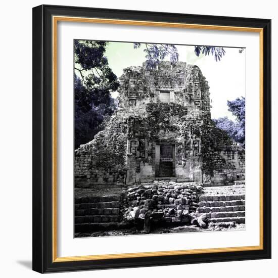 ¡Viva Mexico! Square Collection - Mayan Ruins of Campeche IV-Philippe Hugonnard-Framed Photographic Print