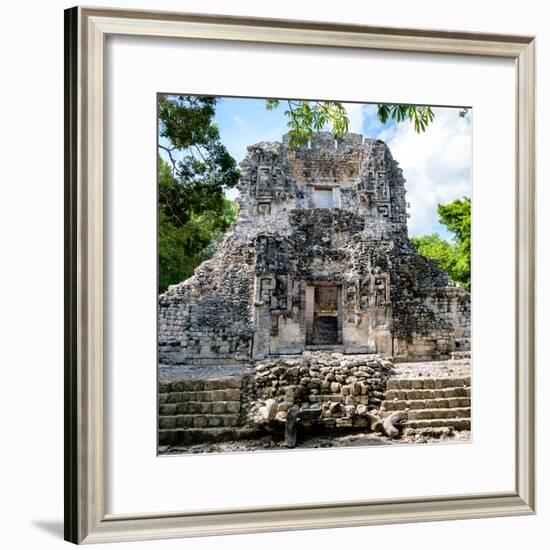 ¡Viva Mexico! Square Collection - Mayan Ruins of Campeche-Philippe Hugonnard-Framed Photographic Print