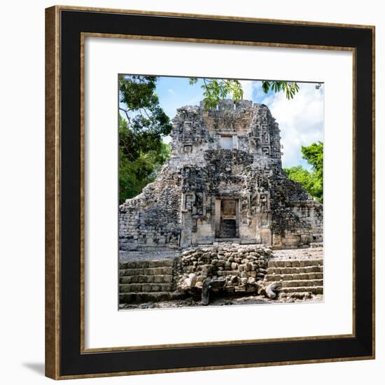 ¡Viva Mexico! Square Collection - Mayan Ruins of Campeche-Philippe Hugonnard-Framed Photographic Print