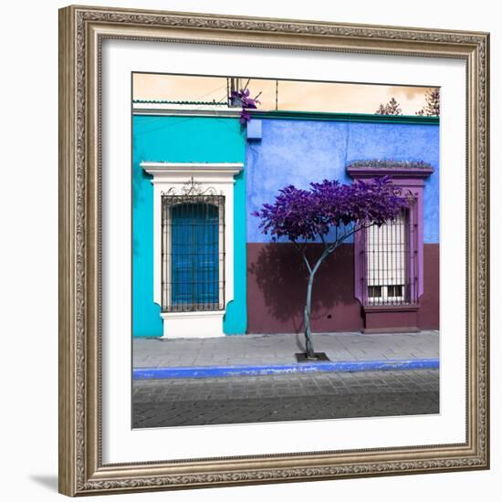 ¡Viva Mexico! Square Collection - Mexican Colorful Facades VI-Philippe Hugonnard-Framed Photographic Print