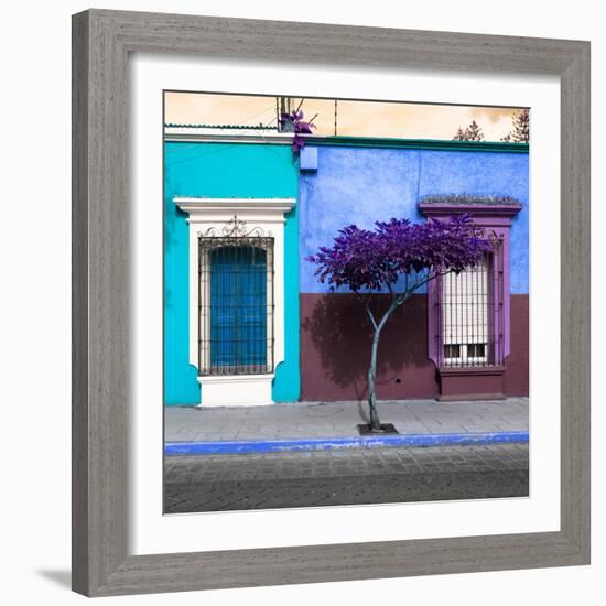 ¡Viva Mexico! Square Collection - Mexican Colorful Facades VI-Philippe Hugonnard-Framed Photographic Print