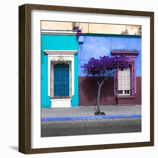 ¡Viva Mexico! Square Collection - Mexican Colorful Facades VI-Philippe Hugonnard-Framed Photographic Print