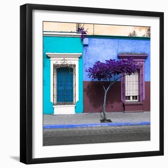 ¡Viva Mexico! Square Collection - Mexican Colorful Facades VI-Philippe Hugonnard-Framed Photographic Print