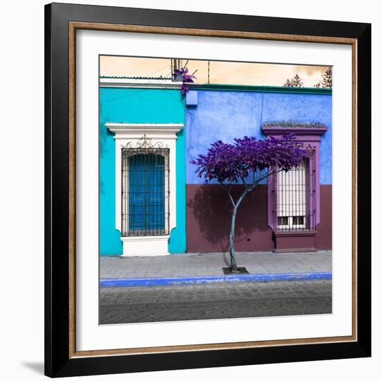 ¡Viva Mexico! Square Collection - Mexican Colorful Facades VI-Philippe Hugonnard-Framed Photographic Print