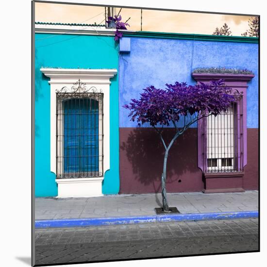 ¡Viva Mexico! Square Collection - Mexican Colorful Facades VI-Philippe Hugonnard-Mounted Photographic Print