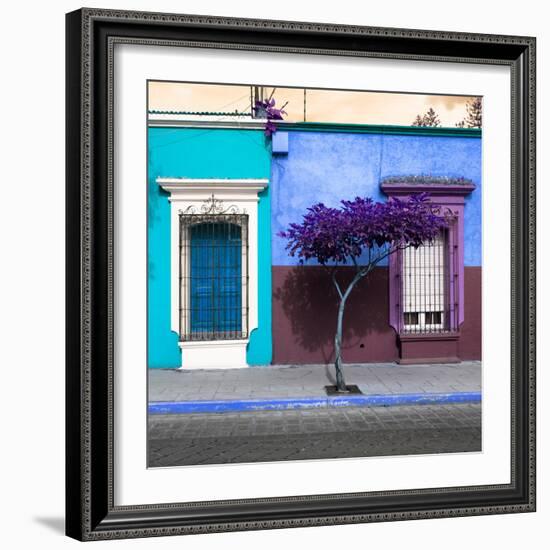 ¡Viva Mexico! Square Collection - Mexican Colorful Facades VI-Philippe Hugonnard-Framed Photographic Print