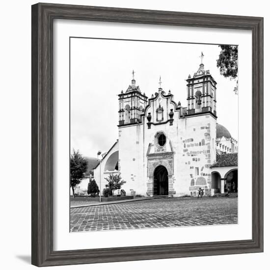 ?Viva Mexico! Square Collection - Mexican White Church II-Philippe Hugonnard-Framed Photographic Print