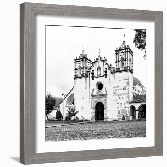 ?Viva Mexico! Square Collection - Mexican White Church II-Philippe Hugonnard-Framed Photographic Print