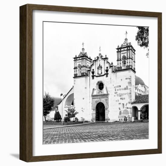 ?Viva Mexico! Square Collection - Mexican White Church II-Philippe Hugonnard-Framed Photographic Print