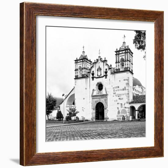 ?Viva Mexico! Square Collection - Mexican White Church II-Philippe Hugonnard-Framed Photographic Print