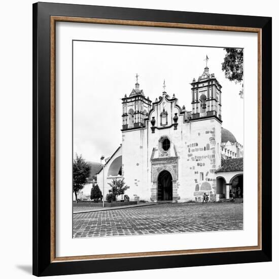 ?Viva Mexico! Square Collection - Mexican White Church II-Philippe Hugonnard-Framed Photographic Print