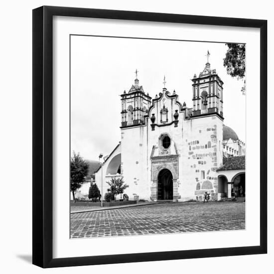 ?Viva Mexico! Square Collection - Mexican White Church II-Philippe Hugonnard-Framed Photographic Print