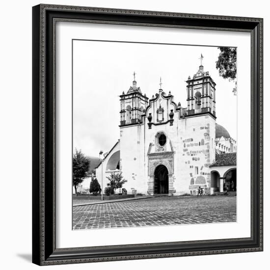 ?Viva Mexico! Square Collection - Mexican White Church II-Philippe Hugonnard-Framed Photographic Print