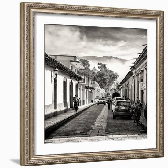 ¡Viva Mexico! Square Collection - Morning in San Cristobal de Las Casas-Philippe Hugonnard-Framed Photographic Print