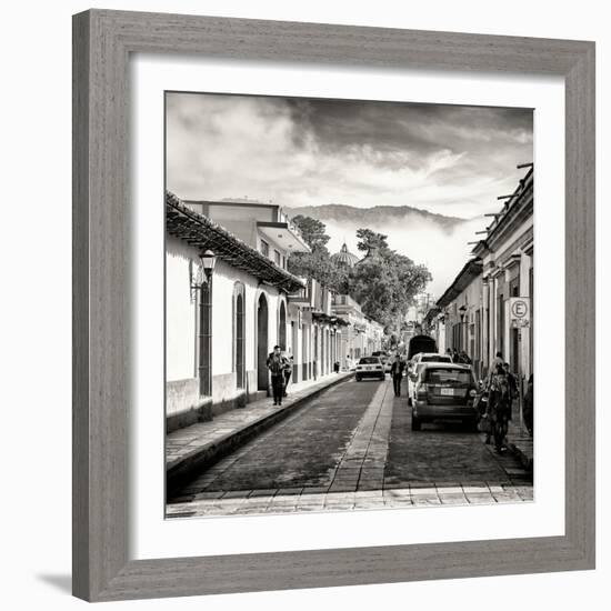 ¡Viva Mexico! Square Collection - Morning in San Cristobal de Las Casas-Philippe Hugonnard-Framed Photographic Print