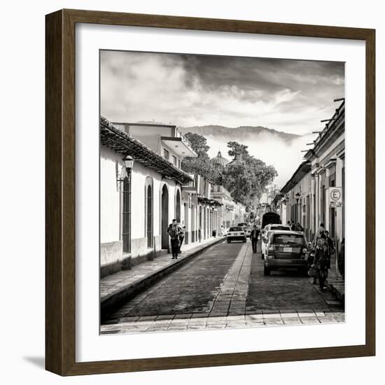 ¡Viva Mexico! Square Collection - Morning in San Cristobal de Las Casas-Philippe Hugonnard-Framed Photographic Print