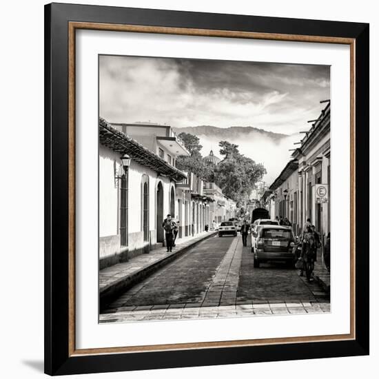 ¡Viva Mexico! Square Collection - Morning in San Cristobal de Las Casas-Philippe Hugonnard-Framed Photographic Print