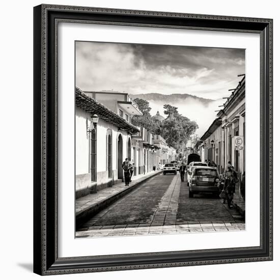 ¡Viva Mexico! Square Collection - Morning in San Cristobal de Las Casas-Philippe Hugonnard-Framed Photographic Print