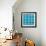 ¡Viva Mexico! Square Collection - Mosaics Blue Bricks-Philippe Hugonnard-Framed Photographic Print displayed on a wall