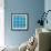 ¡Viva Mexico! Square Collection - Mosaics Blue Bricks-Philippe Hugonnard-Framed Photographic Print displayed on a wall