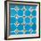 ¡Viva Mexico! Square Collection - Mosaics Blue Bricks-Philippe Hugonnard-Framed Photographic Print