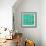 ¡Viva Mexico! Square Collection - Mosaics Coral Green Bricks-Philippe Hugonnard-Framed Photographic Print displayed on a wall