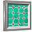 ¡Viva Mexico! Square Collection - Mosaics Coral Green Bricks-Philippe Hugonnard-Framed Photographic Print
