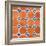 ¡Viva Mexico! Square Collection - Mosaics Orange Bricks-Philippe Hugonnard-Framed Photographic Print