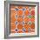 ¡Viva Mexico! Square Collection - Mosaics Orange Bricks-Philippe Hugonnard-Framed Photographic Print