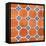 ¡Viva Mexico! Square Collection - Mosaics Orange Bricks-Philippe Hugonnard-Framed Premier Image Canvas