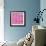 ¡Viva Mexico! Square Collection - Mosaics Pink Bricks-Philippe Hugonnard-Framed Photographic Print displayed on a wall