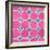 ¡Viva Mexico! Square Collection - Mosaics Pink Bricks-Philippe Hugonnard-Framed Photographic Print