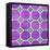 ¡Viva Mexico! Square Collection - Mosaics Purple Bricks-Philippe Hugonnard-Framed Premier Image Canvas