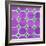 ¡Viva Mexico! Square Collection - Mosaics Purple Bricks-Philippe Hugonnard-Framed Photographic Print