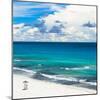 ¡Viva Mexico! Square Collection - Ocean and Beach View - Cancun-Philippe Hugonnard-Mounted Photographic Print