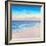 ¡Viva Mexico! Square Collection - Ocean View at Sunset in Cancun-Philippe Hugonnard-Framed Photographic Print