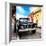 ¡Viva Mexico! Square Collection - Old Jeep in the street of San Cristobal-Philippe Hugonnard-Framed Photographic Print