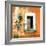 ¡Viva Mexico! Square Collection - Old Orange Facade-Philippe Hugonnard-Framed Photographic Print