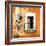 ¡Viva Mexico! Square Collection - Old Orange Facade-Philippe Hugonnard-Framed Photographic Print