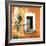 ¡Viva Mexico! Square Collection - Old Orange Facade-Philippe Hugonnard-Framed Photographic Print