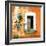 ¡Viva Mexico! Square Collection - Old Orange Facade-Philippe Hugonnard-Framed Photographic Print