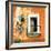 ¡Viva Mexico! Square Collection - Old Orange Facade-Philippe Hugonnard-Framed Photographic Print