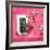 ¡Viva Mexico! Square Collection - Old Pink Facade II-Philippe Hugonnard-Framed Photographic Print