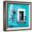 ¡Viva Mexico! Square Collection - Old Turquoise Facade-Philippe Hugonnard-Framed Photographic Print