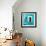 ¡Viva Mexico! Square Collection - Old Turquoise Facade-Philippe Hugonnard-Framed Photographic Print displayed on a wall